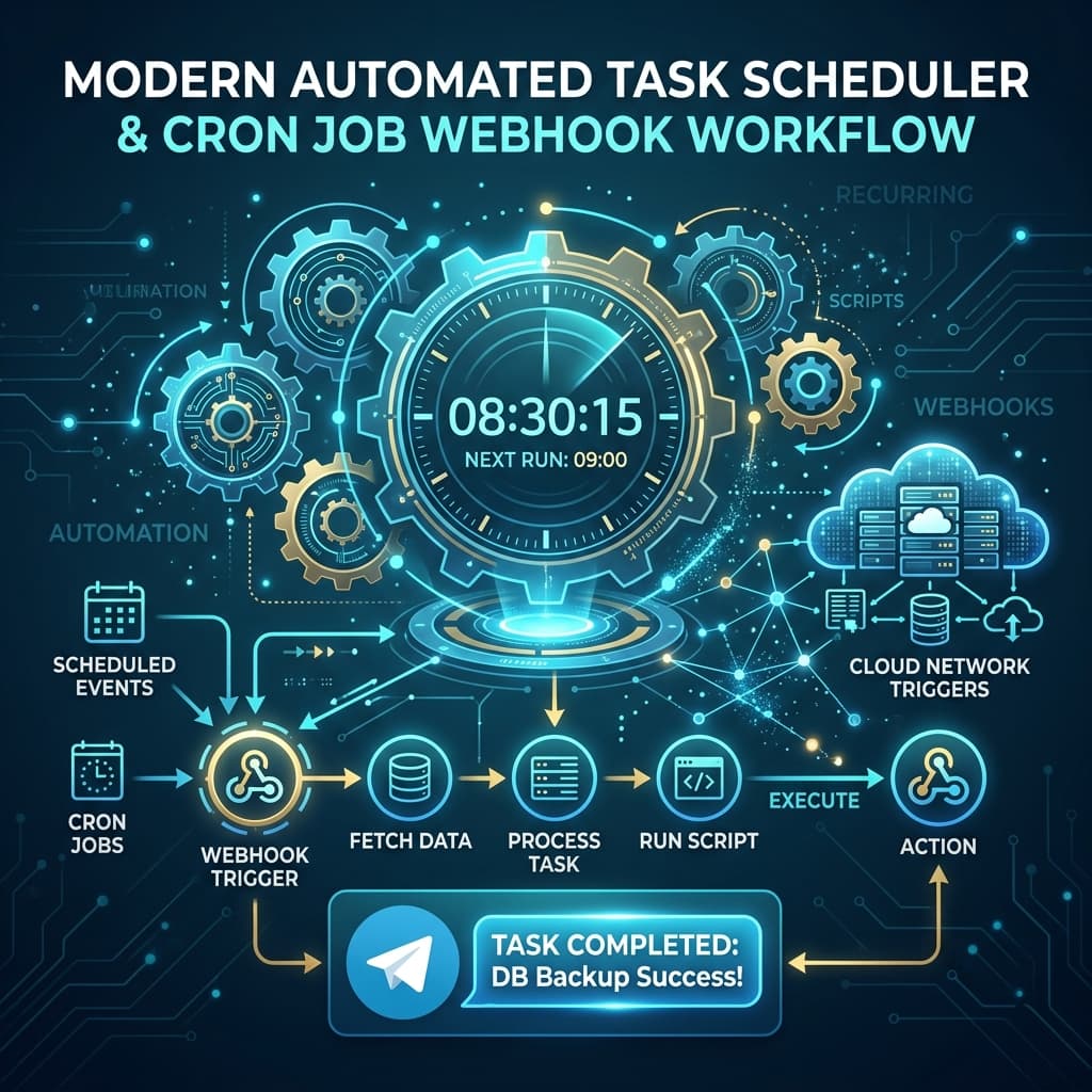 Thiết lập Cron Job tự động Webhook