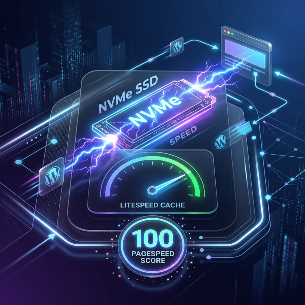 Tăng tốc WordPress với LiteSpeed Hosting NVMe