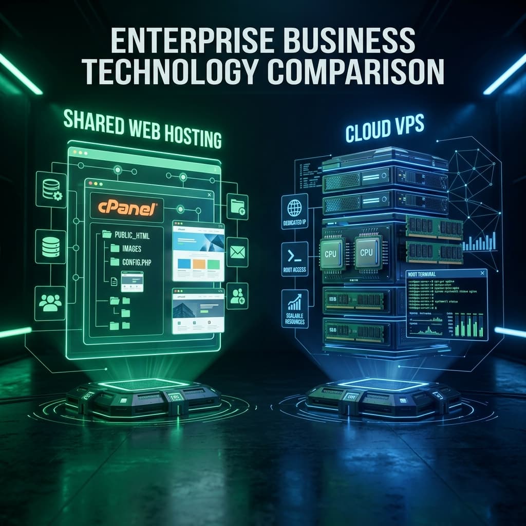 Web Hosting hay VPS: Nên dùng dịch vụ nào cho doanh nghiệp?