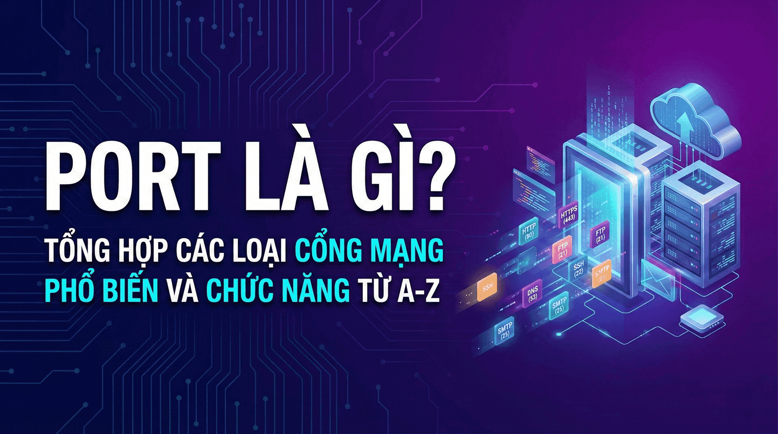 Port là gì? Tổng hợp các loại cổng mạng phổ biến và chức năng từ A-Z